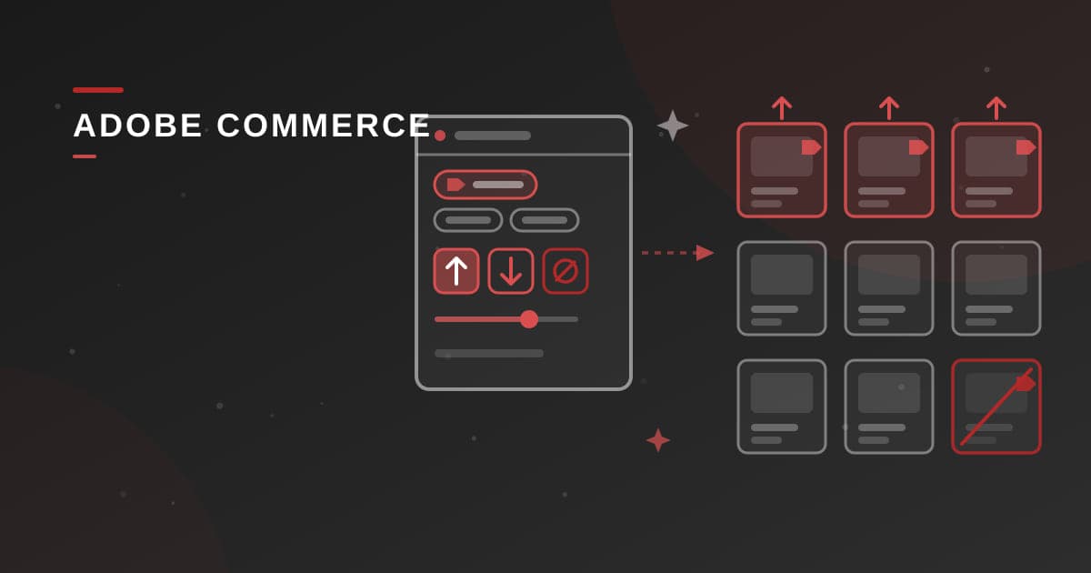 Ranking nach Attributen: Das Merchandising in Adobe Commerce Optimizer wechselt die Größenordnung